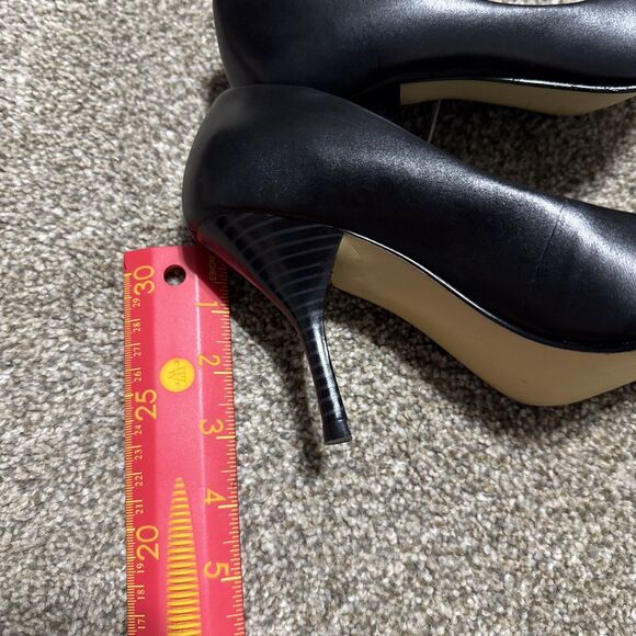 Isaac-Mizrahi Riley Women's Black 7.5 Heels Pumps Glamour Vintage 2000's New - Picture 9 of 12